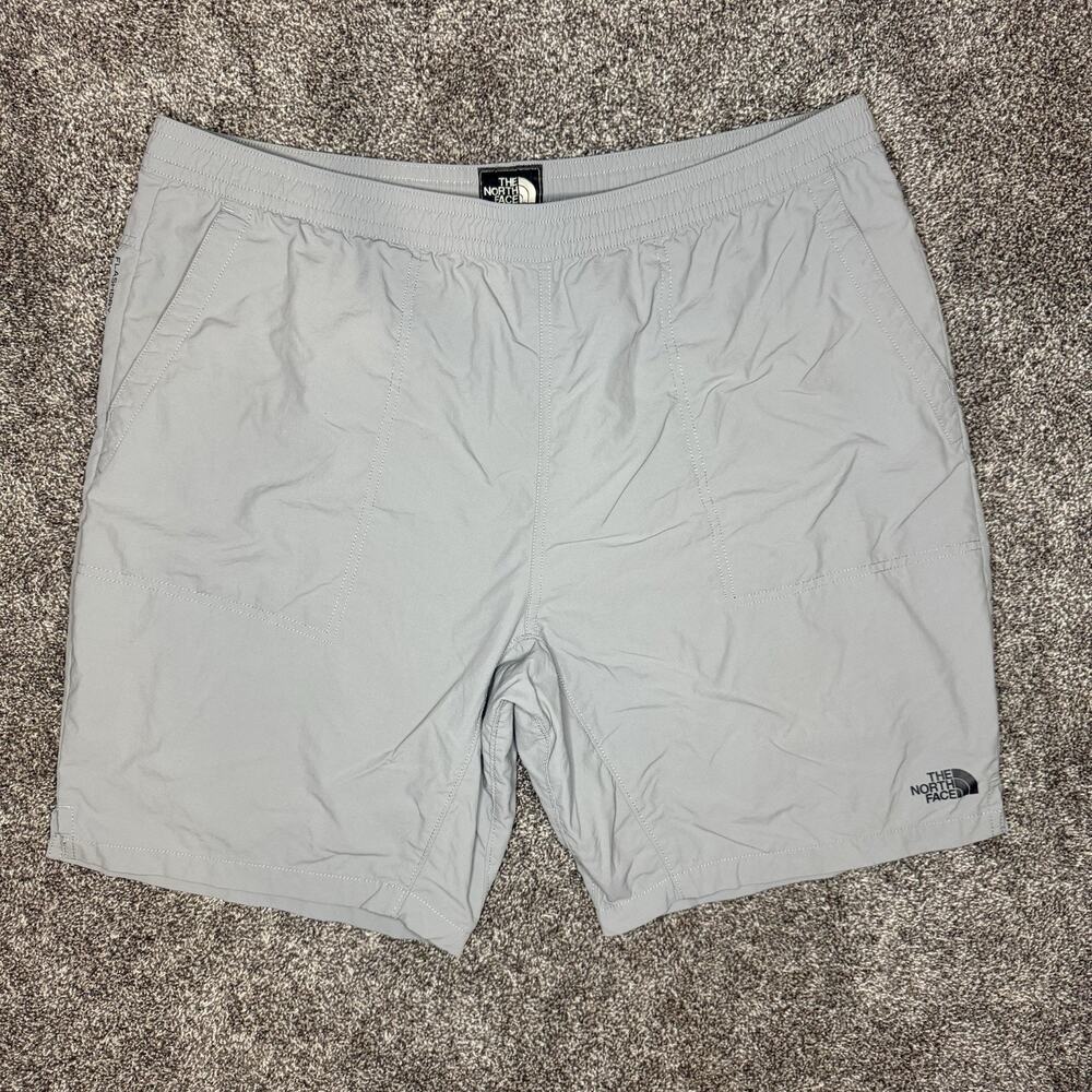 The North Face Class V Pathfinder Shorts Men XXL Gray Pull On Hiking Athletic